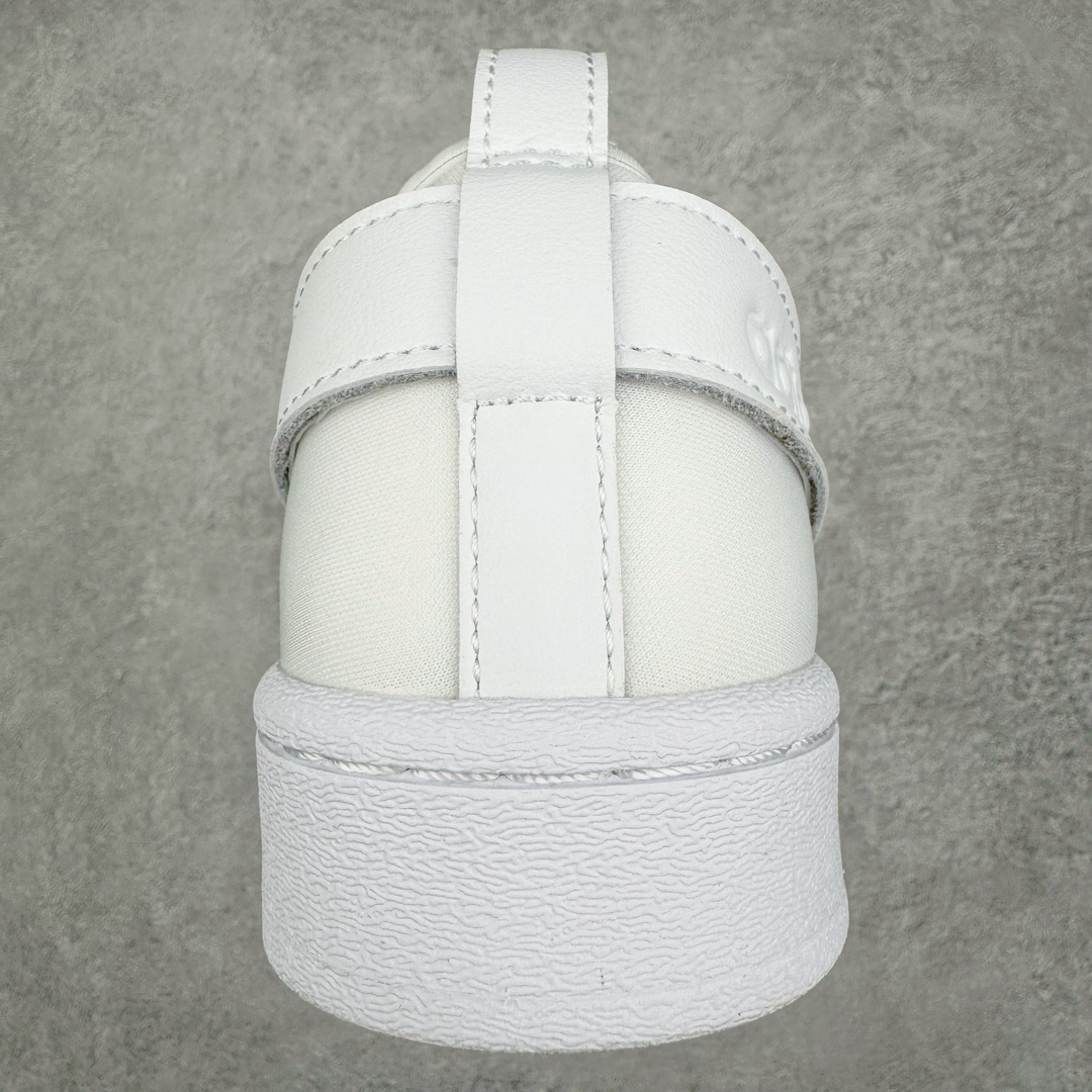  adidas Superstar Slip-On Shoes 交叉绑带 一脚蹬  平底鞋 低筒 复古板鞋 休闲鞋 男鞋 女鞋 波鞋  纯白 FW7052