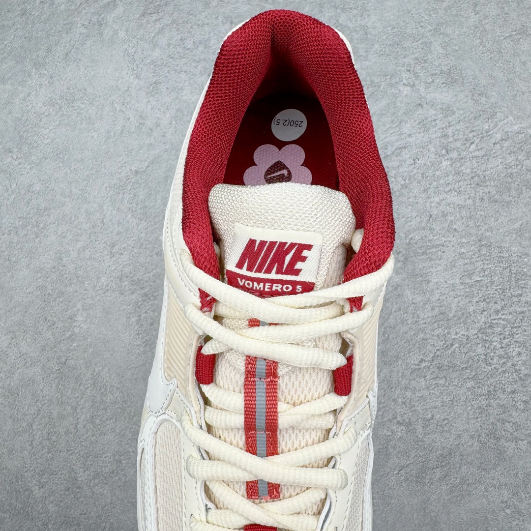  新版 Nike Air Zoom Vomero 5 Bone Beige 前后气垫 低筒 跑步鞋 运动鞋 男鞋 女鞋 波鞋 白红色情人 HF0737-111 
