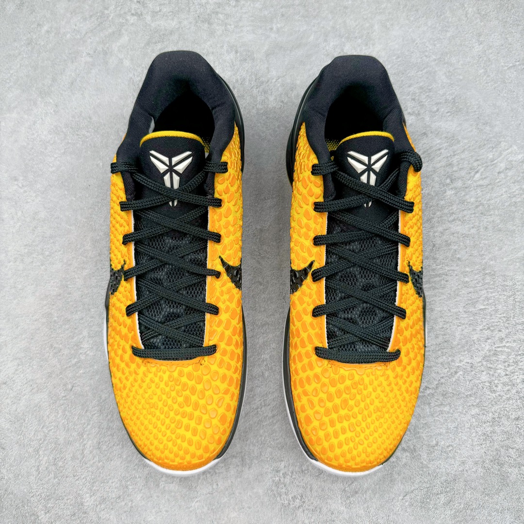  S2外贸 Kobe6 Lightbulb 科比6 前掌气垫 后掌EVA 籃球鞋 球鞋 實戰鞋  真碳板  波鞋   黑黄 李小龙 429659-700