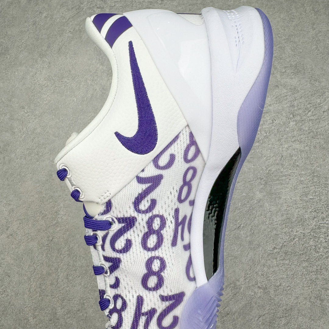 s2外贸 Kobe8 Protro  Court Purple  科比8 低筒 React鞋墊 籃球鞋 實戰鞋 球鞋 男鞋 波鞋 数字 紫色  FQ3549-100