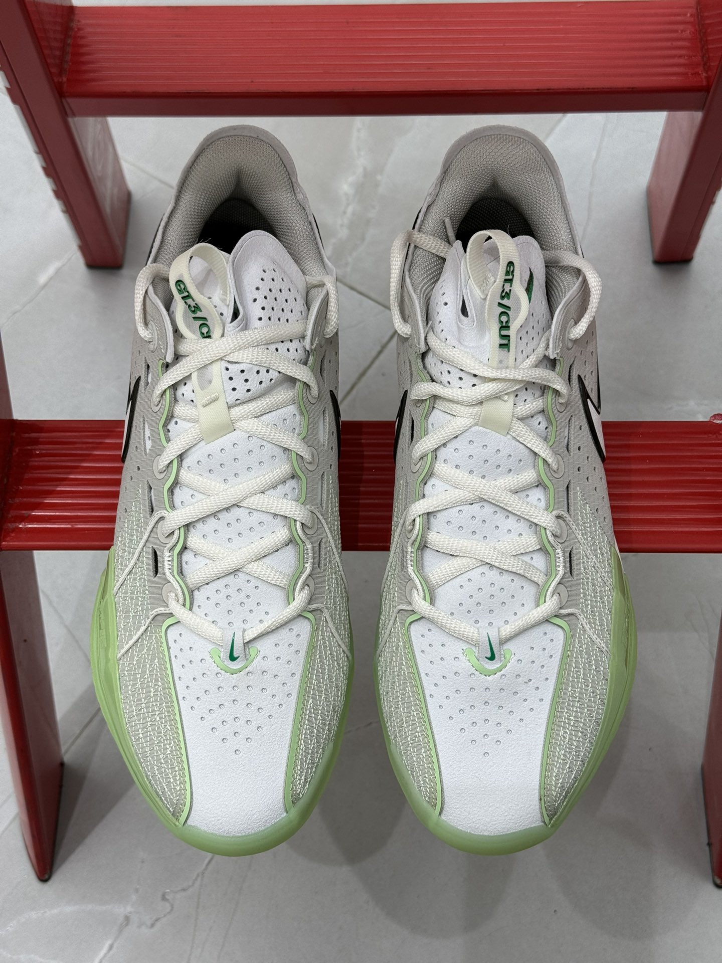 超临界版本 ZOOM GT Cut 3  中筒  篮球鞋 球鞋 实战鞋 全掌气垫 后卫精英 TPU抗扭 男鞋 波鞋  灰绿 DV2918-003