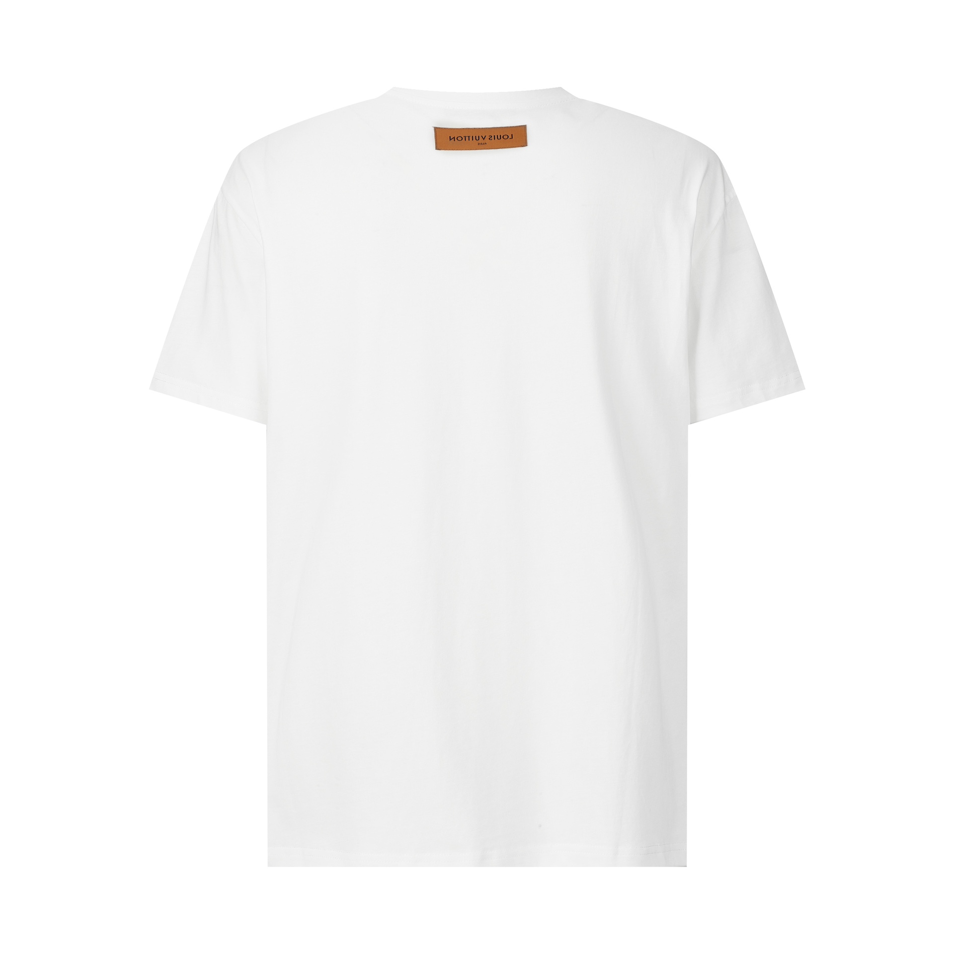 LOUIS VUITTON 路易威登 菲董水钻字母logo 圆领 短袖 T恤 上衣 夏款 白色