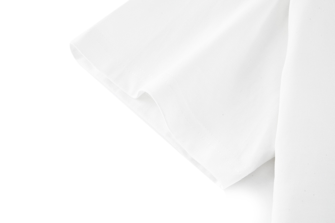 LOUIS VUITTON 路易威登 菲董水钻字母logo 圆领 短袖 T恤 上衣 夏款 白色