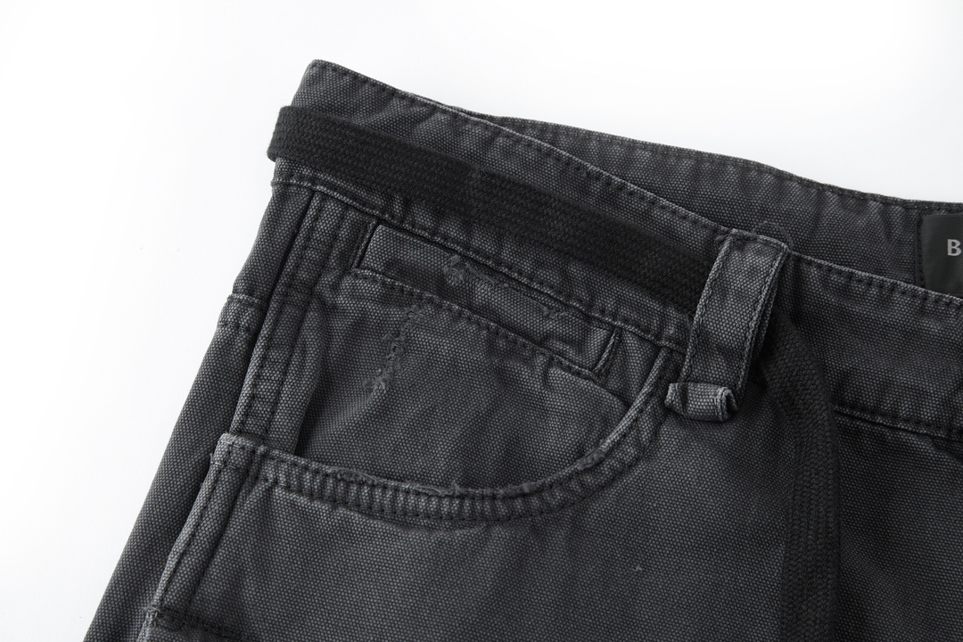 Balenciaga 巴黎世家Cargo伐木工装裤 牛仔裤 长裤 黑色 767977TNW111672