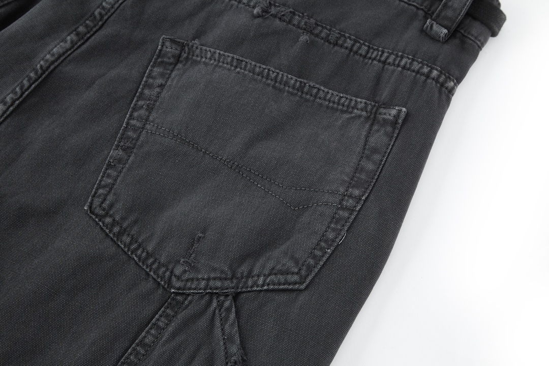 Balenciaga 巴黎世家Cargo伐木工装裤 牛仔裤 长裤 黑色 767977TNW111672