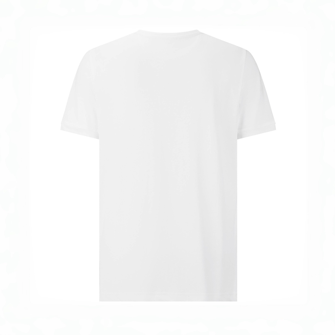 FENDI 芬迪 纯色logo刺绣胸标 T恤 短袖 上衣 夏款 白色 FY0894A9RLF0QA1