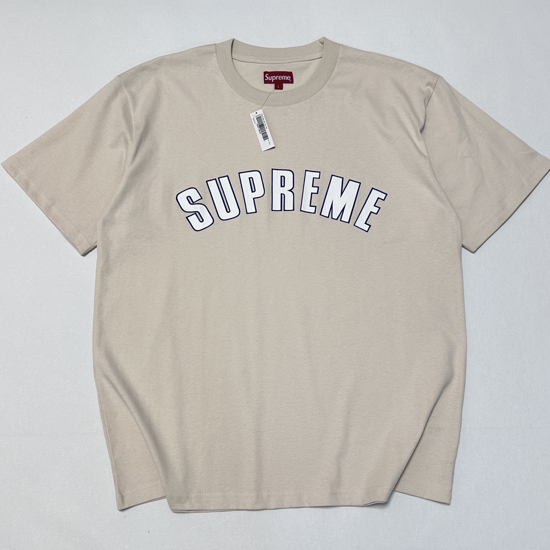  Supreme SS24  CRACKED ARC S/S TOP 字母 短袖 T恤 男女同款 黑色 粉色 藏蓝 杏色 SUP-SS24-055
