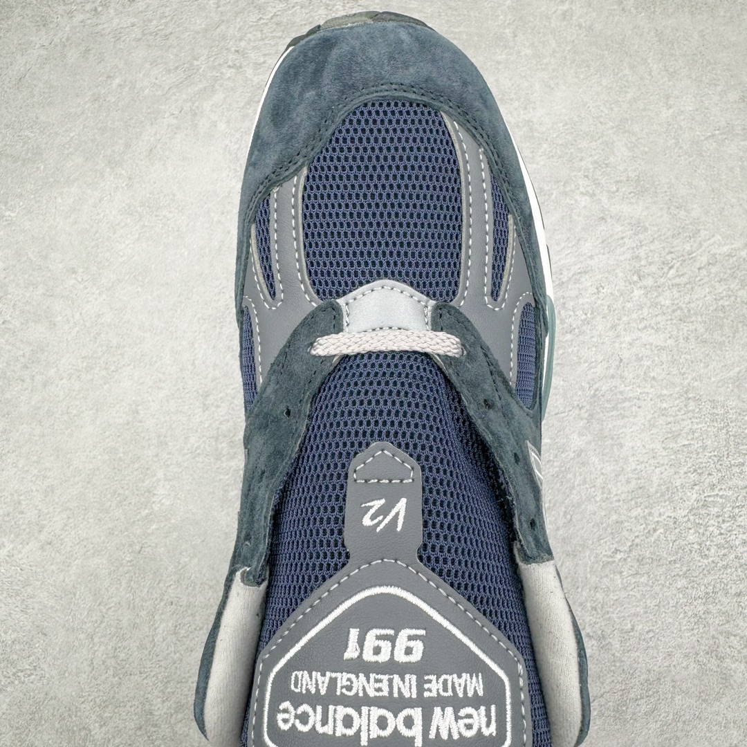  新版  New Balance 991V2  低筒 复古跑鞋 休闲鞋 运动鞋 波鞋 男鞋 女鞋 海军蓝 U991NV2