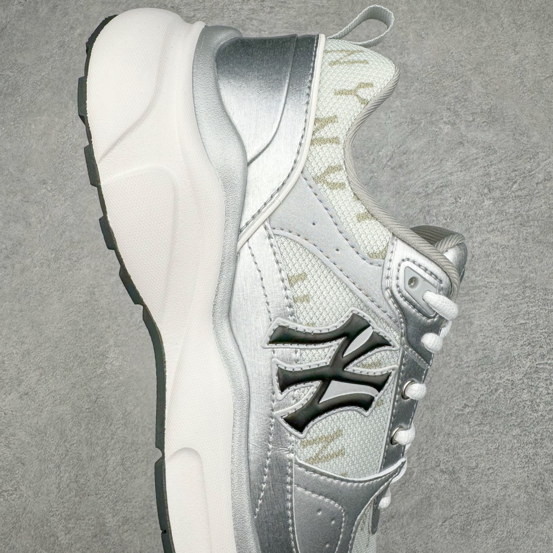  MLB 24SS  低筒 复古舒适 厚底 老爹鞋 板鞋 休闲鞋 波鞋 男鞋 女鞋 银色 3ARNFSB4N-50SIS