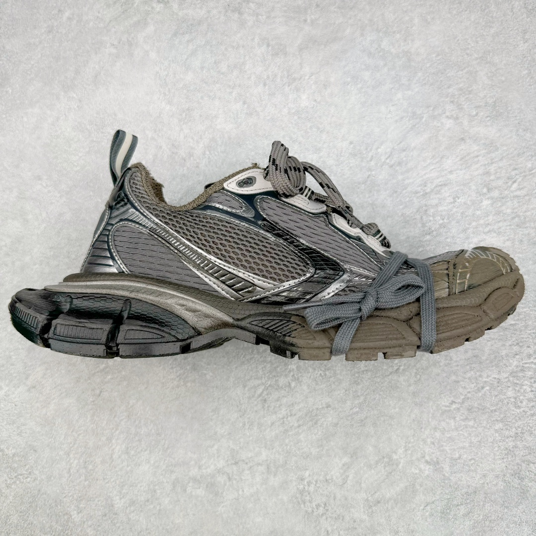  Balenciaga 巴黎世家 3XL 网布 系带 做旧 低筒 老爹鞋 运动 复古板鞋 休闲鞋 男鞋 女鞋 棕色