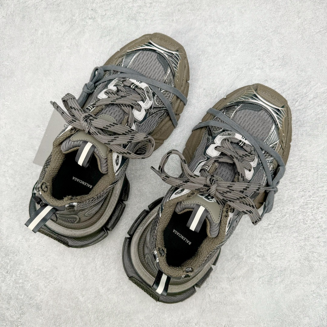  Balenciaga 巴黎世家 3XL 网布 系带 做旧 低筒 老爹鞋 运动 复古板鞋 休闲鞋 男鞋 女鞋 棕色