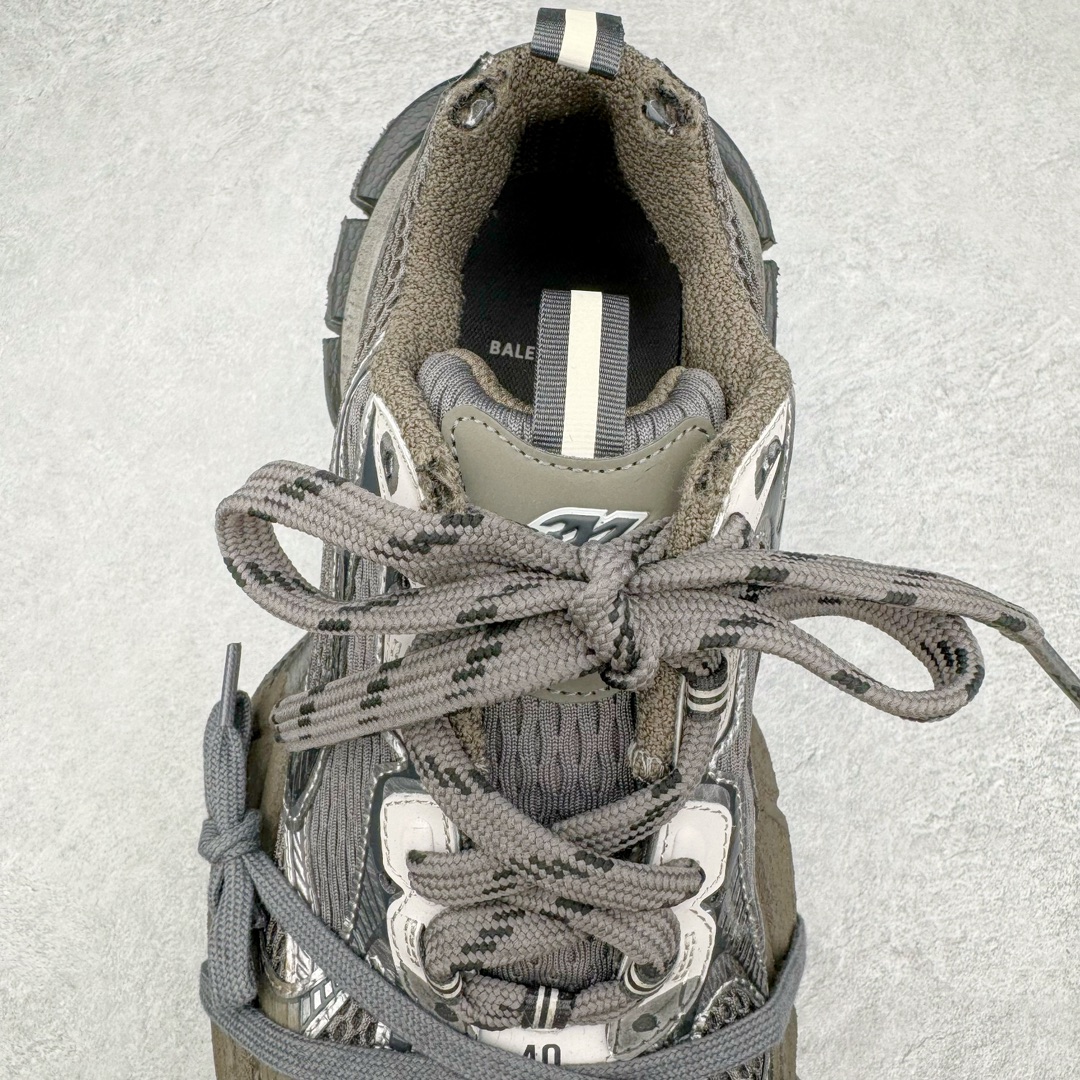  Balenciaga 巴黎世家 3XL 网布 系带 做旧 低筒 老爹鞋 运动 复古板鞋 休闲鞋 男鞋 女鞋 棕色