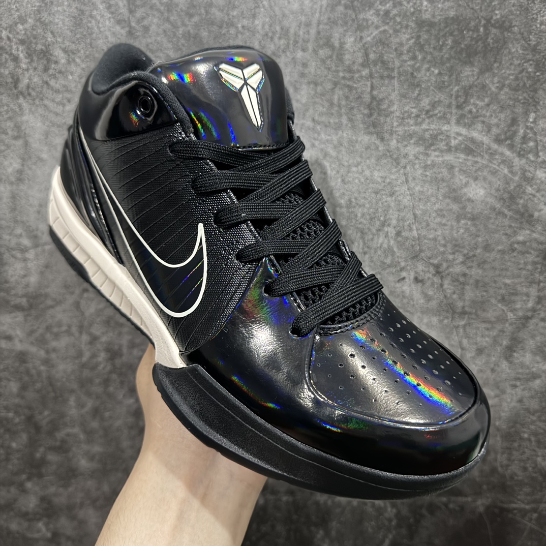 新版 OG Undefeated KOBE4  Protro  科比 4  黑色 低筒 篮球鞋 实战鞋 球鞋 男鞋  波鞋 漆皮黑 CQ3869-001