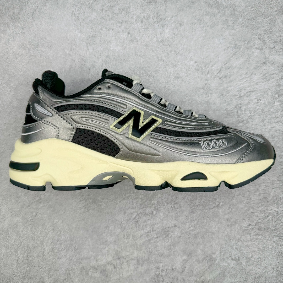  新版  New Balance NB 1000  低筒 复古跑鞋 休闲鞋 运动鞋 波鞋 男鞋 女鞋 银黑 M1000SL