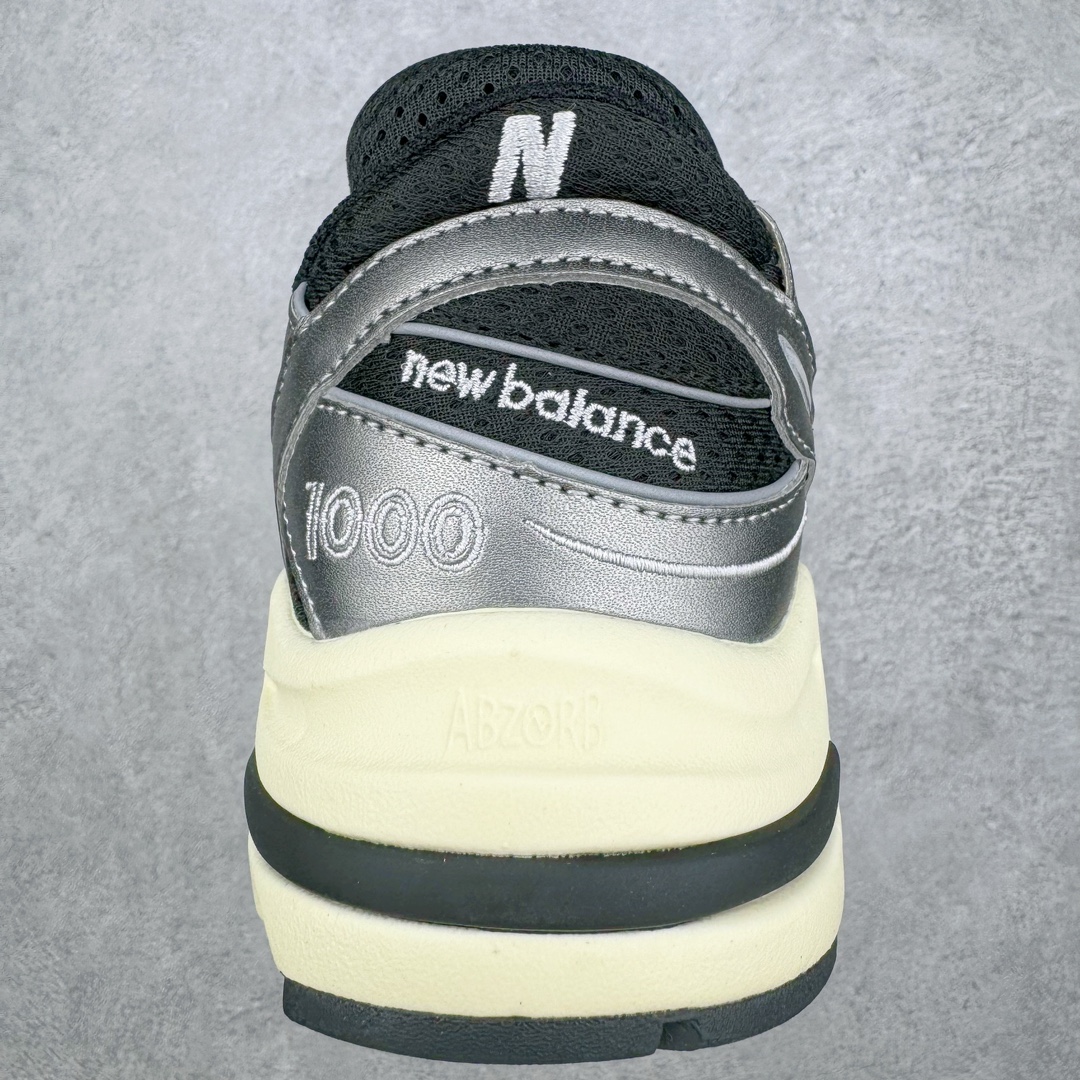 新版  New Balance NB 1000  低筒 复古跑鞋 休闲鞋 运动鞋 波鞋 男鞋 女鞋 银黑 M1000SL