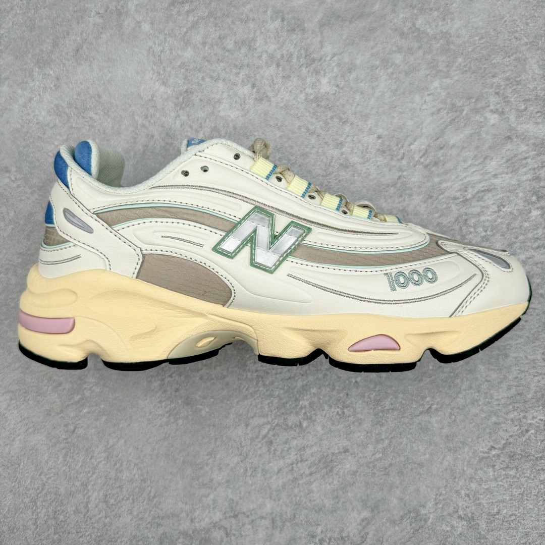  新版  New Balance NB 1000  低筒 复古跑鞋 休闲鞋 运动鞋 波鞋 男鞋 女鞋 白蓝 M1000WA
