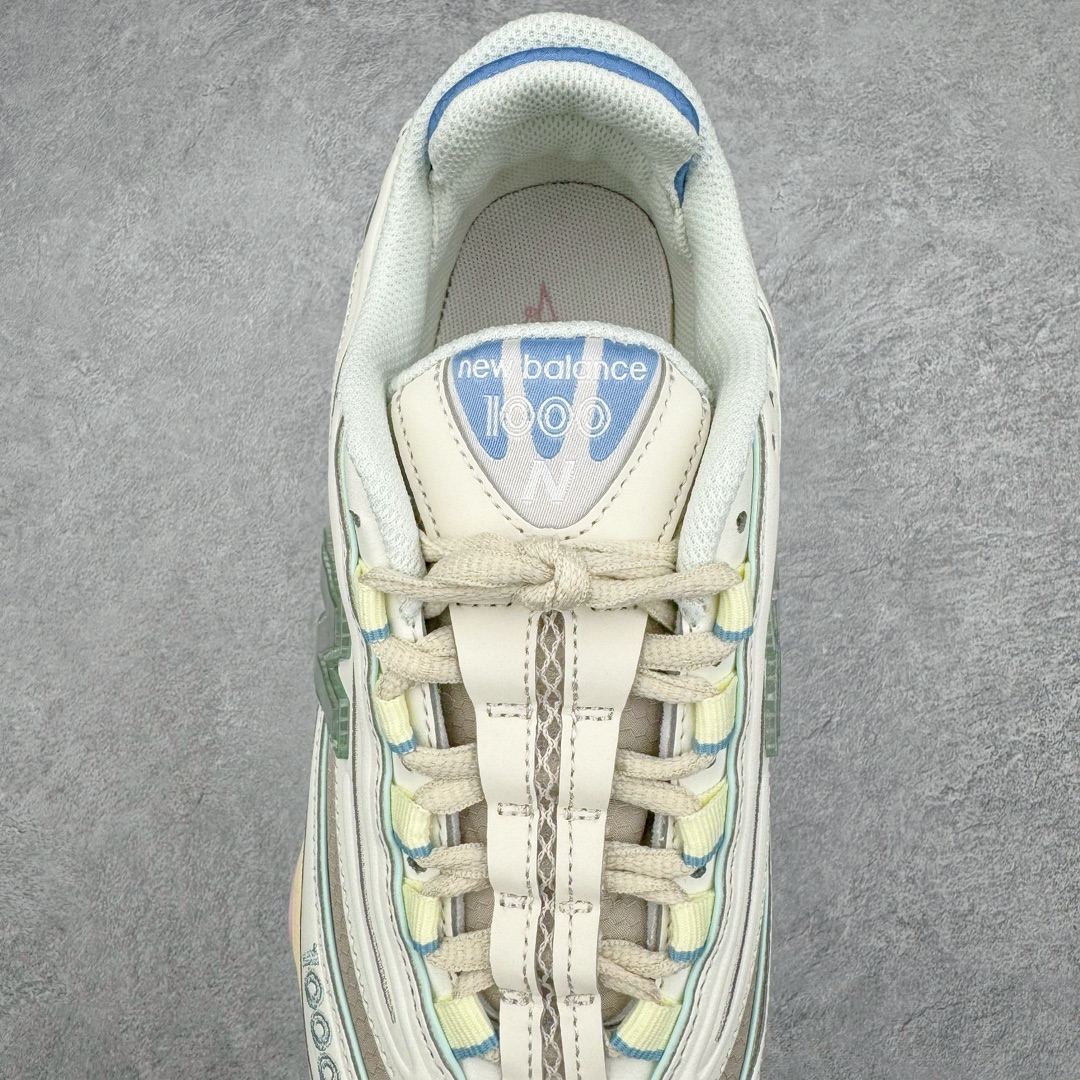  新版  New Balance NB 1000  低筒 复古跑鞋 休闲鞋 运动鞋 波鞋 男鞋 女鞋 白蓝 M1000WA