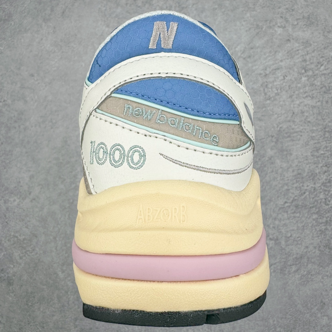  新版  New Balance NB 1000  低筒 复古跑鞋 休闲鞋 运动鞋 波鞋 男鞋 女鞋 白蓝 M1000WA