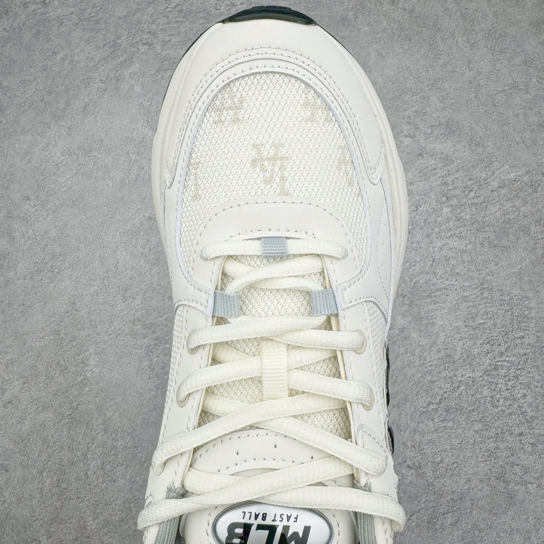  MLB Chunky Runer 24SS  低筒 复古舒适 厚底 老爹鞋 板鞋 休闲鞋 波鞋 男鞋 女鞋 奶白  3ARNFSB4N-07CRS