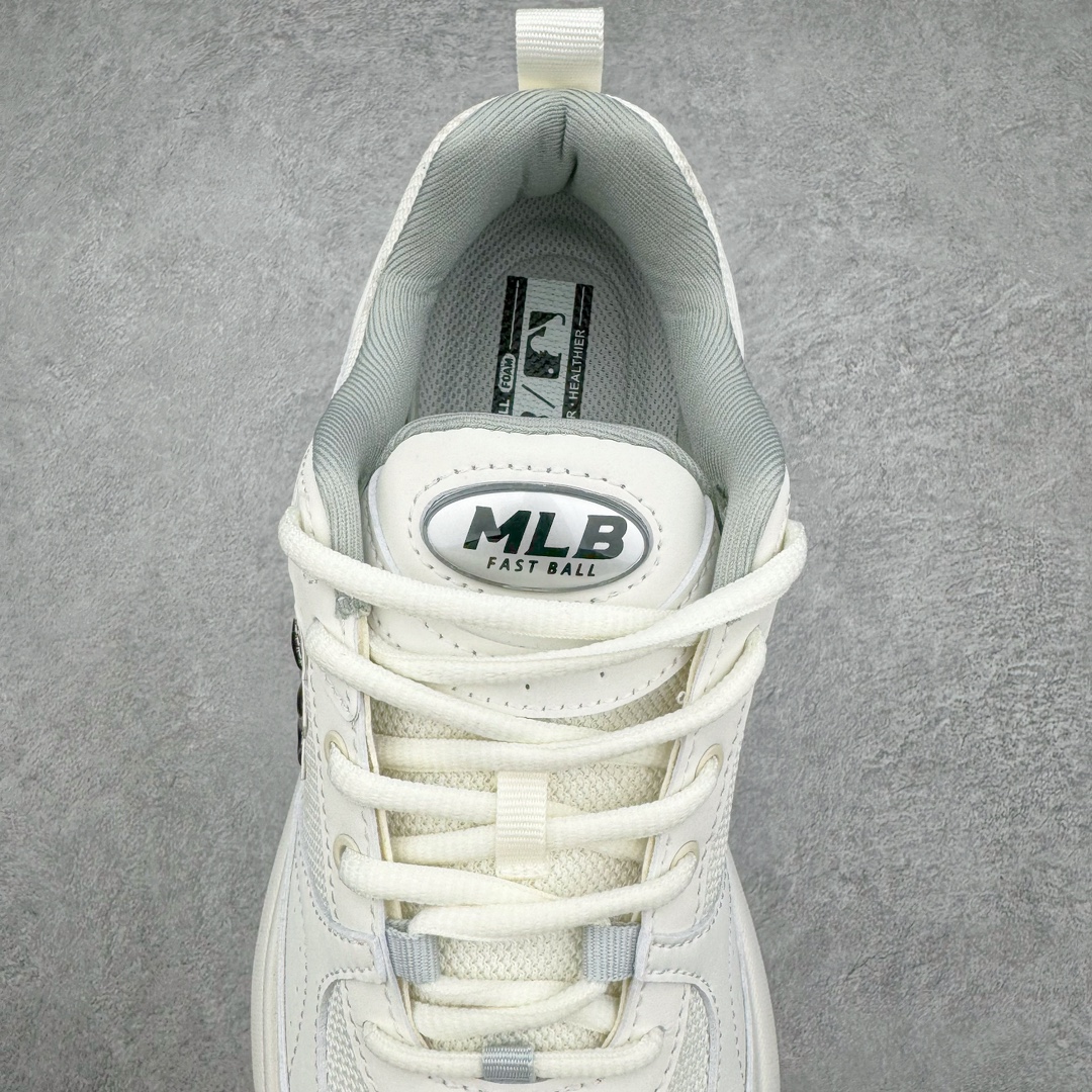  MLB Chunky Runer 24SS  低筒 复古舒适 厚底 老爹鞋 板鞋 休闲鞋 波鞋 男鞋 女鞋 奶白  3ARNFSB4N-07CRS