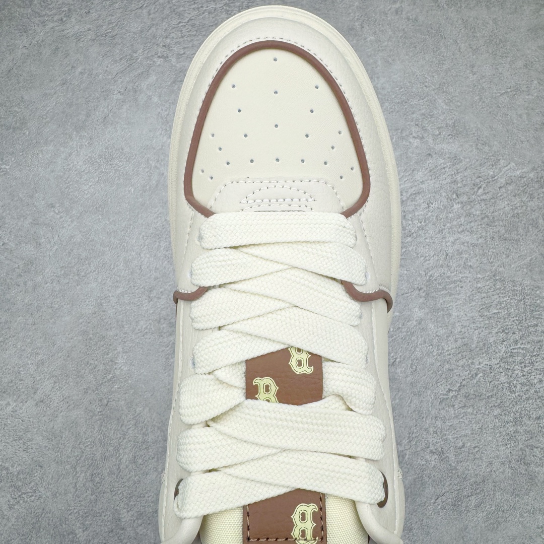  MLB 纽约洋基队  低筒 厚底 老爹鞋 防滑减震耐磨 板鞋 休闲鞋 男鞋 女鞋 波鞋 棕色 3ASXCLR3N-43BRS