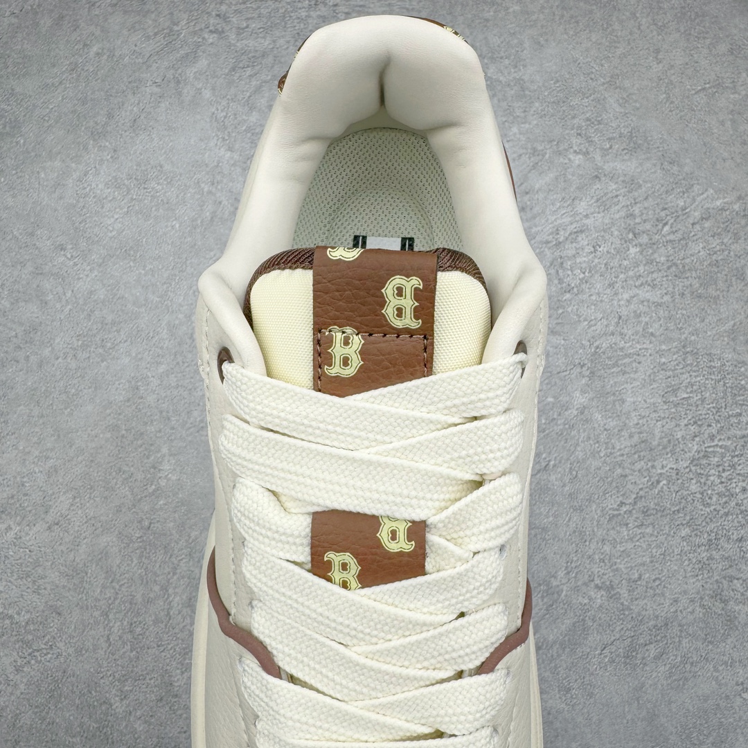  MLB 纽约洋基队  低筒 厚底 老爹鞋 防滑减震耐磨 板鞋 休闲鞋 男鞋 女鞋 波鞋 棕色 3ASXCLR3N-43BRS