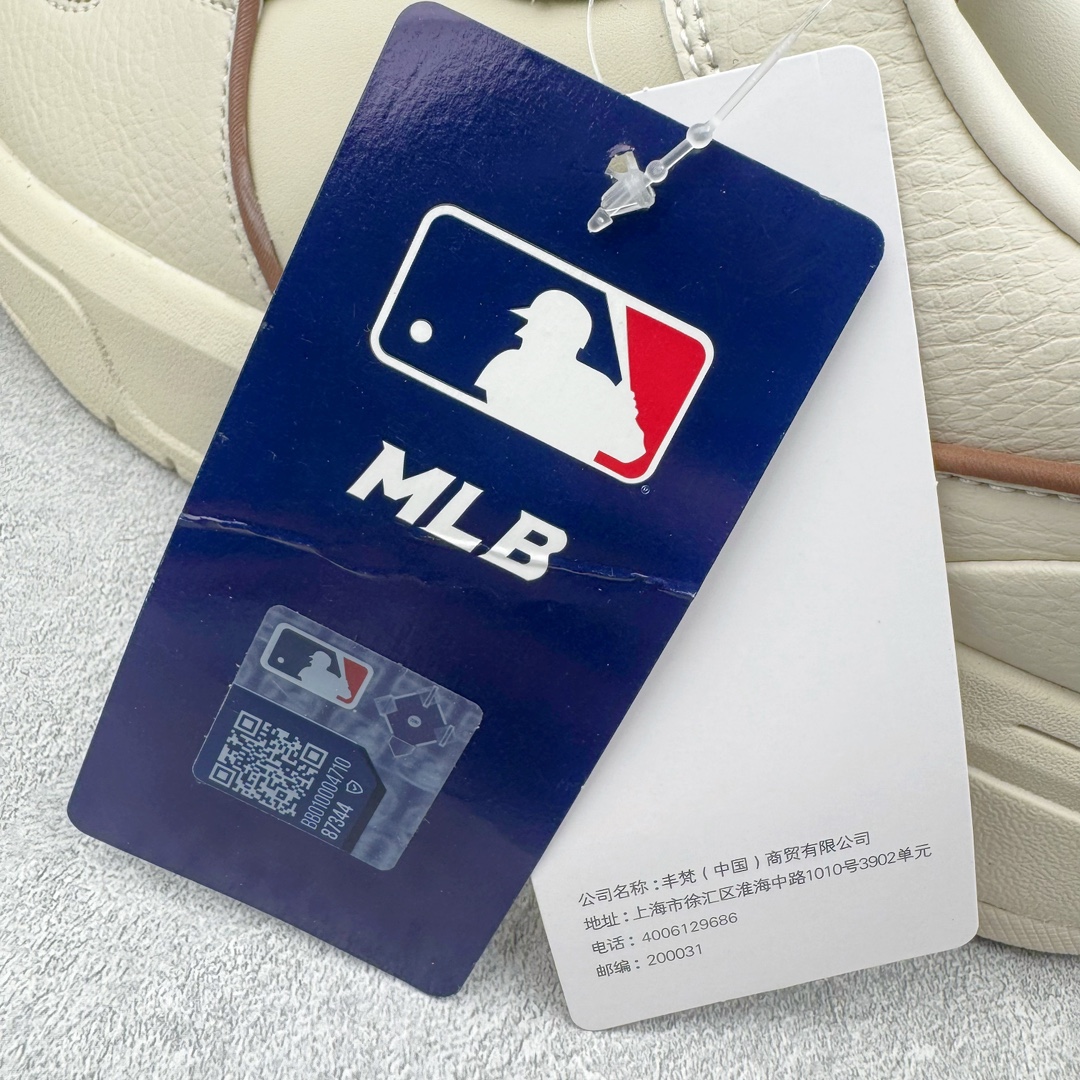  MLB 纽约洋基队  低筒 厚底 老爹鞋 防滑减震耐磨 板鞋 休闲鞋 男鞋 女鞋 波鞋 棕色 3ASXCLR3N-43BRS