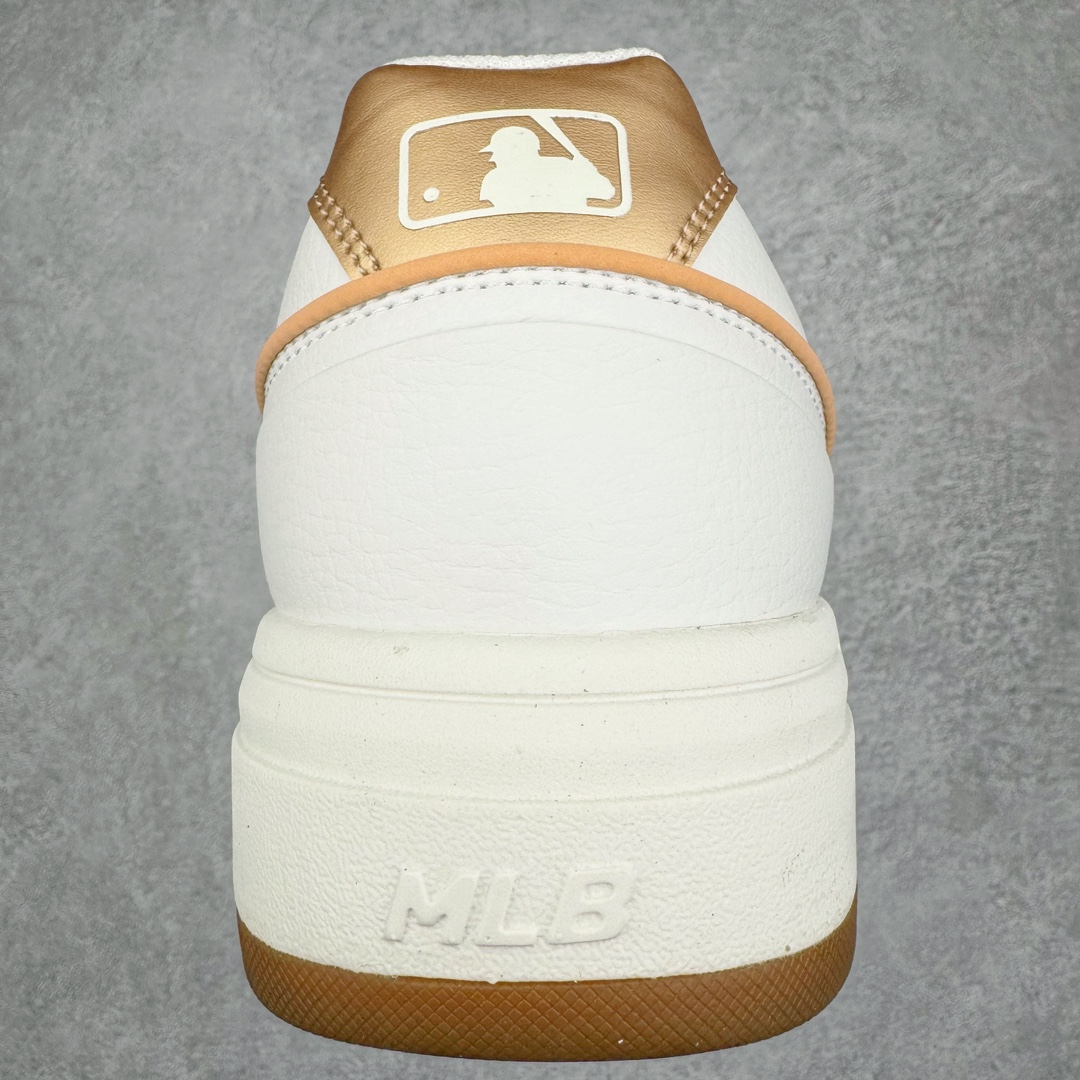  MLB 纽约洋基队  低筒 厚底 老爹鞋 防滑减震耐磨 板鞋 休闲鞋 男鞋 女鞋 波鞋 金色  3ASXCLB3N-43GOS