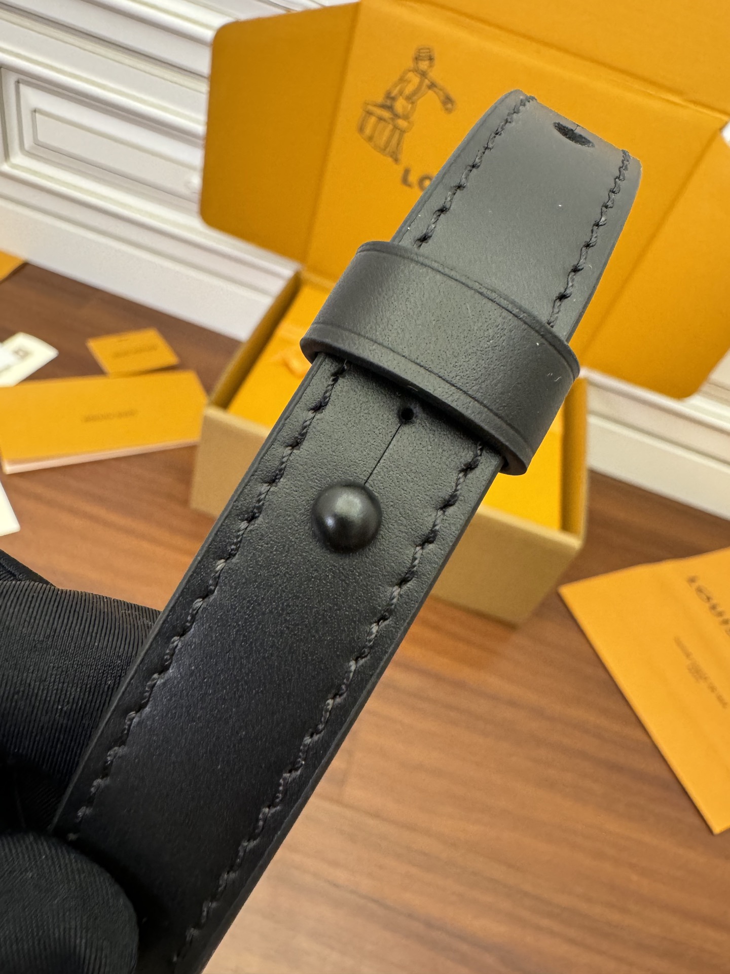 特级  LOUIS VUITTON 路易威登 Steamer老花 锁扣 压纹  牛皮革 斜挎包 单肩包 手提包 迷你 黑色 M81746