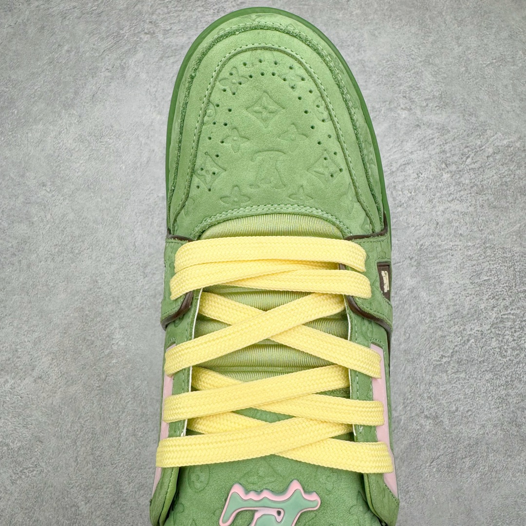 Louis Vuitton 路易威登 Trainer  LV 低筒 休闲鞋 板鞋 运动鞋 男鞋 女鞋 绿色 1ACR6E