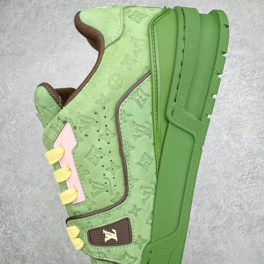 Louis Vuitton 路易威登 Trainer  LV 低筒 休闲鞋 板鞋 运动鞋 男鞋 女鞋 绿色 1ACR6E