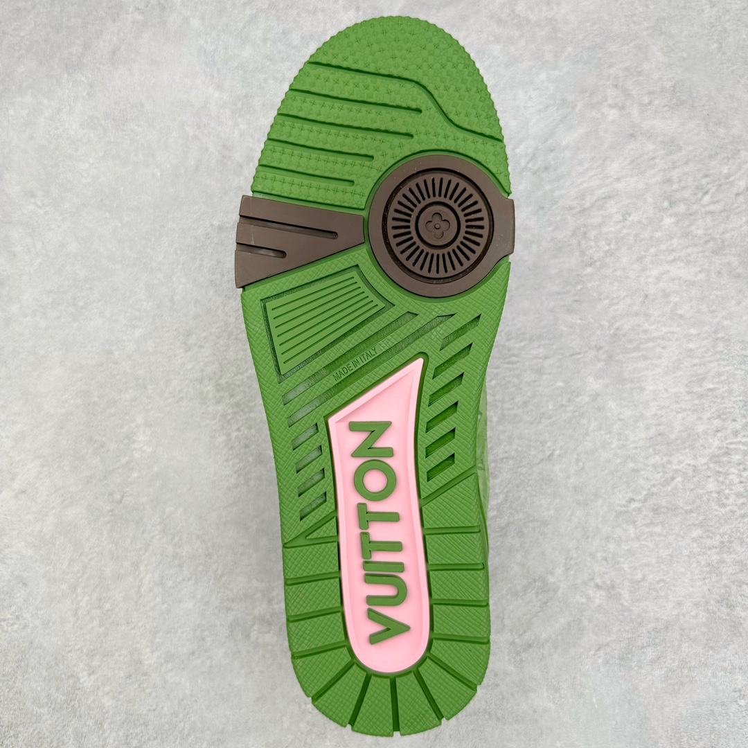 Louis Vuitton 路易威登 Trainer  LV 低筒 休闲鞋 板鞋 运动鞋 男鞋 女鞋 绿色 1ACR6E