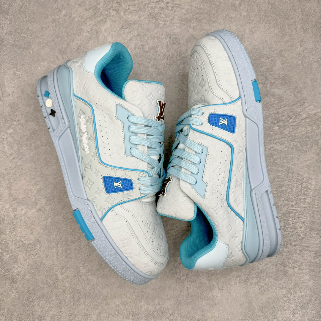 Tyler  Louis Vuitton 路易威登 Trainer  LV 低筒 休闲鞋 板鞋 运动鞋 男鞋 女鞋 蓝色 1ACRYD