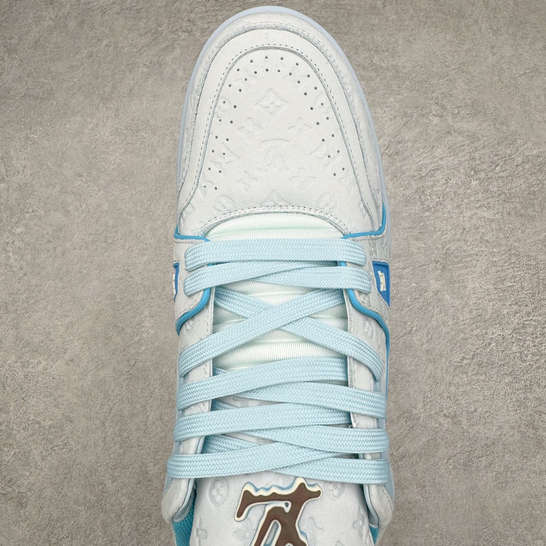 Tyler  Louis Vuitton 路易威登 Trainer  LV 低筒 休闲鞋 板鞋 运动鞋 男鞋 女鞋 蓝色 1ACRYD