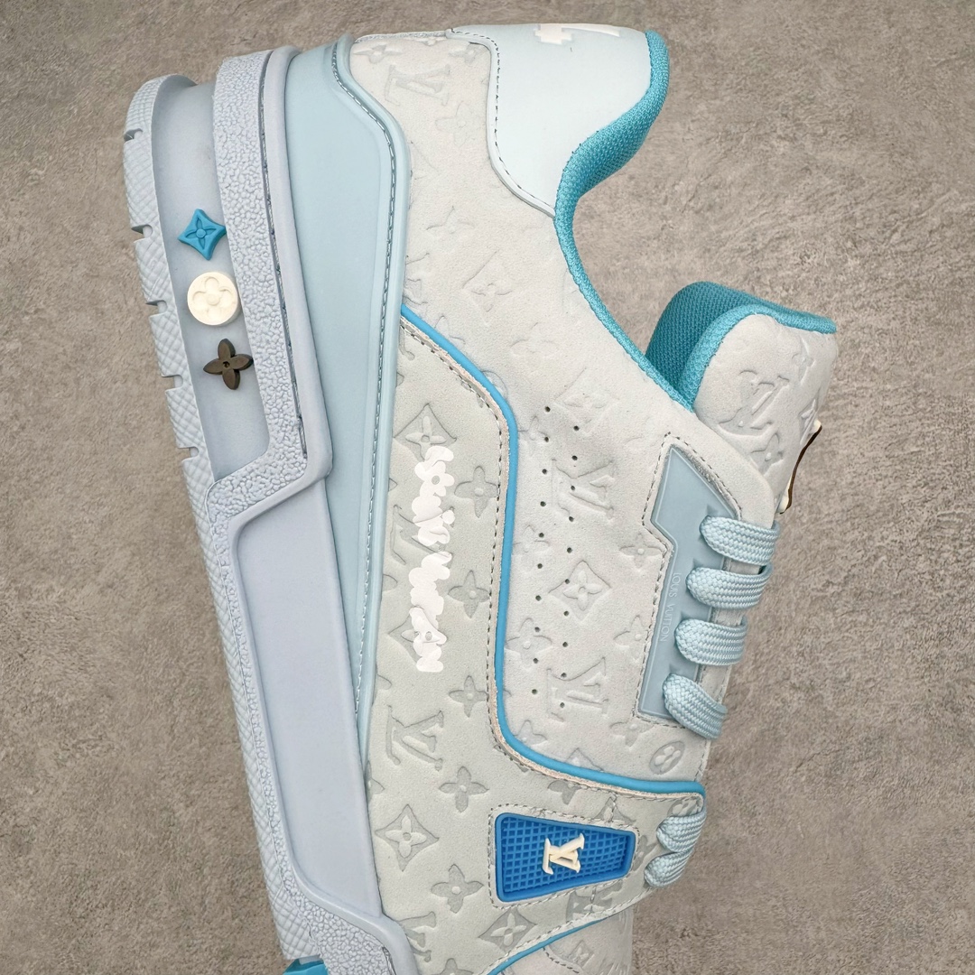 Tyler  Louis Vuitton 路易威登 Trainer  LV 低筒 休闲鞋 板鞋 运动鞋 男鞋 女鞋 蓝色 1ACRYD