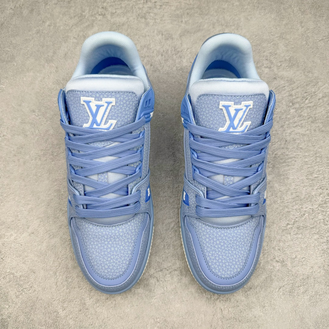   Louis Vuitton 路易威登 Trainer  LV 低筒 休闲鞋 板鞋 运动鞋 男鞋 女鞋 蓝色 1ACQ6W