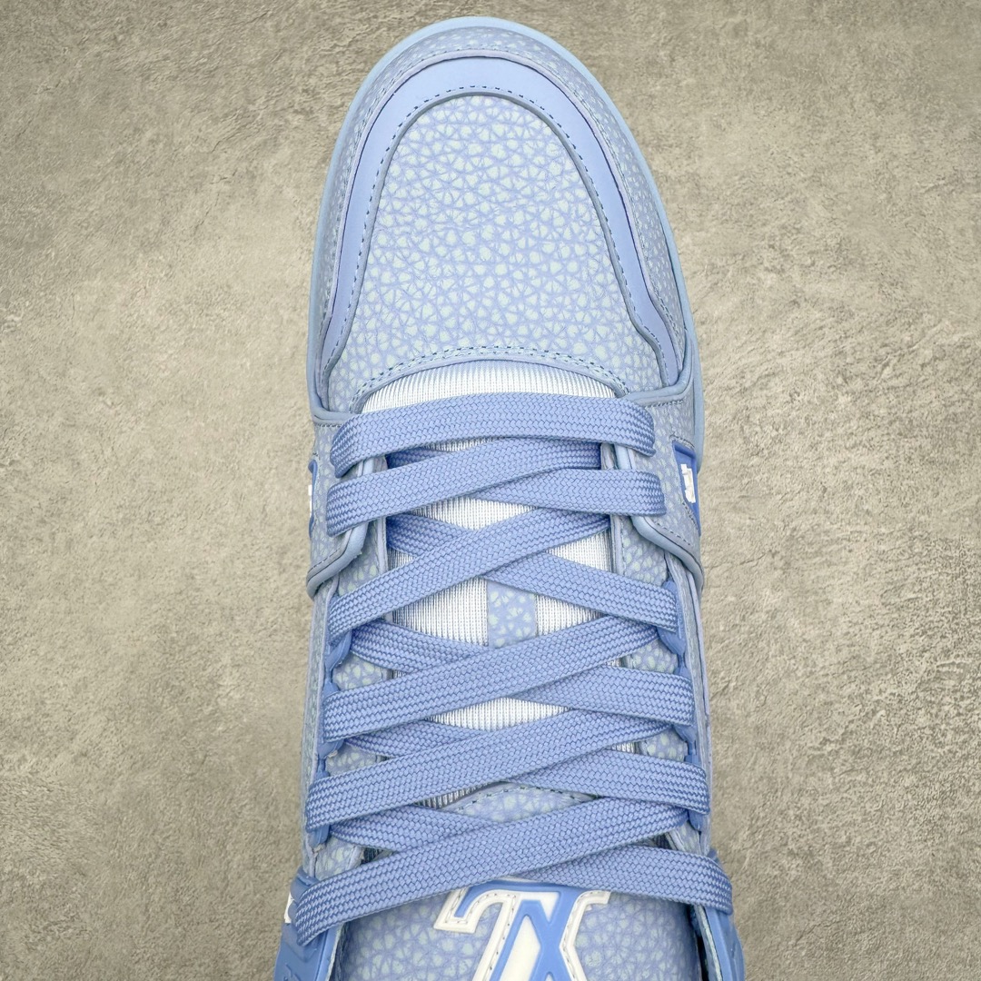   Louis Vuitton 路易威登 Trainer  LV 低筒 休闲鞋 板鞋 运动鞋 男鞋 女鞋 蓝色 1ACQ6W