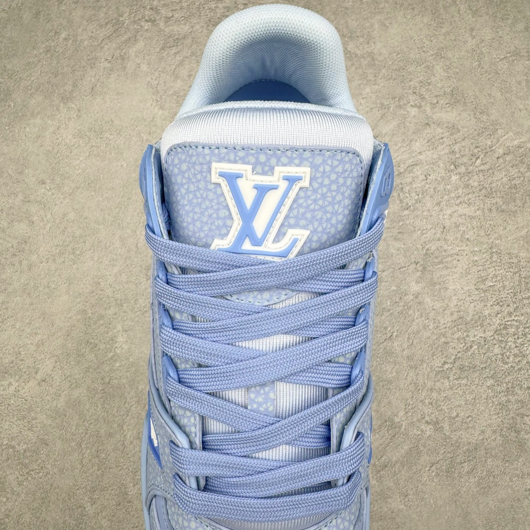   Louis Vuitton 路易威登 Trainer  LV 低筒 休闲鞋 板鞋 运动鞋 男鞋 女鞋 蓝色 1ACQ6W