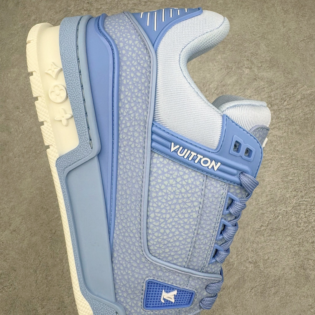   Louis Vuitton 路易威登 Trainer  LV 低筒 休闲鞋 板鞋 运动鞋 男鞋 女鞋 蓝色 1ACQ6W