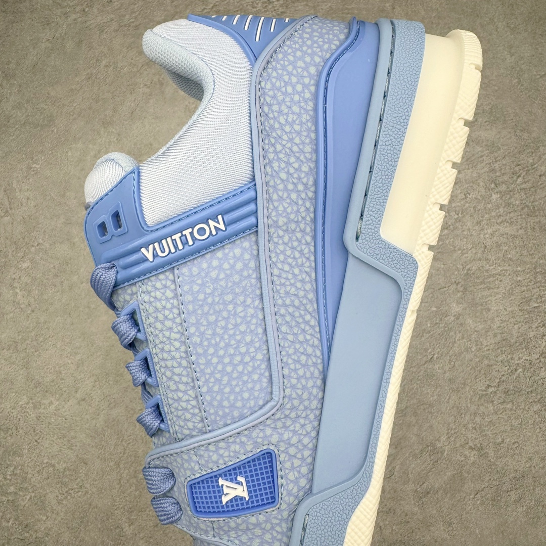   Louis Vuitton 路易威登 Trainer  LV 低筒 休闲鞋 板鞋 运动鞋 男鞋 女鞋 蓝色 1ACQ6W