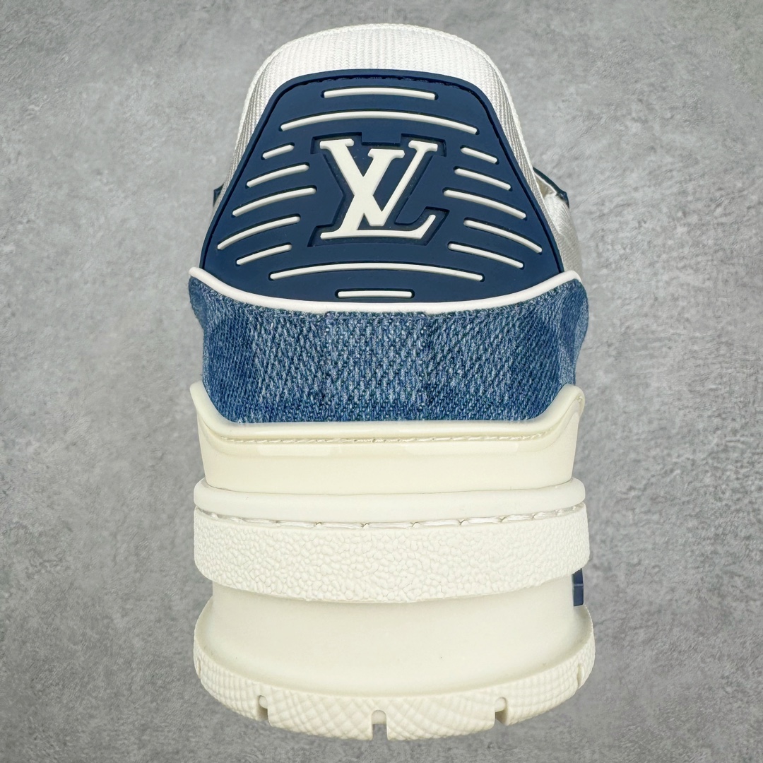  Louis Vuitton 路易威登 Trainer  LV 低筒 休闲鞋 板鞋 运动鞋 男鞋 女鞋 白蓝 格子 1ACPRW