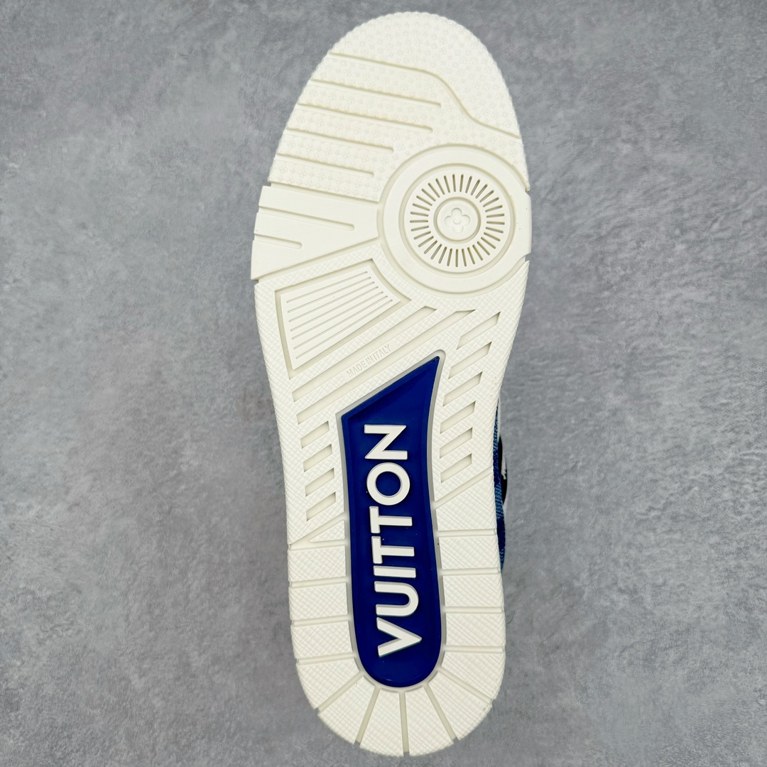  Louis Vuitton 路易威登 Trainer  LV 低筒 休闲鞋 板鞋 运动鞋 男鞋 女鞋 白蓝 格子 1ACPRW