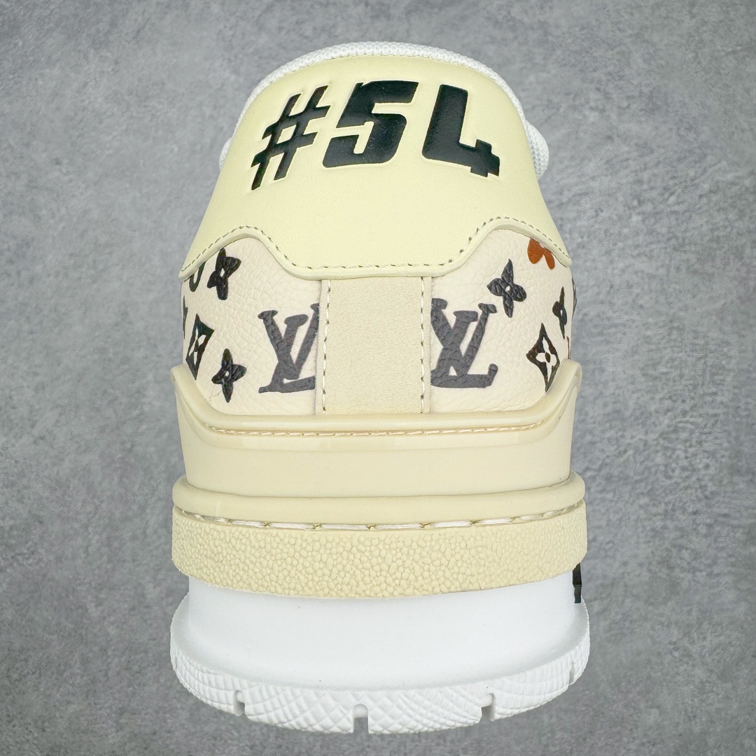  Louis Vuitton 路易威登 Trainer  LV 低筒 休闲鞋 板鞋 运动鞋 男鞋 女鞋 米色 1ACXBG