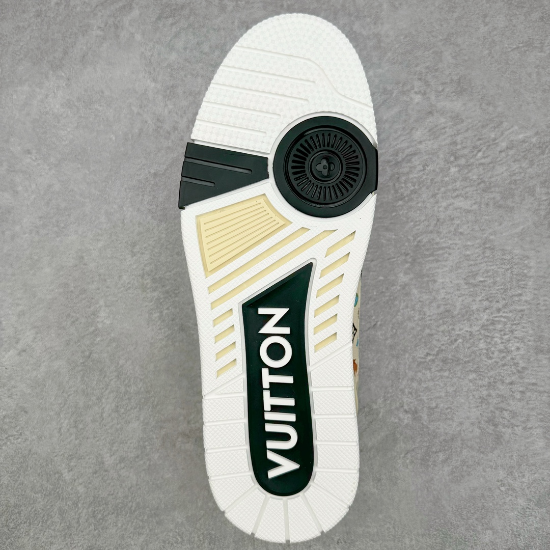  Louis Vuitton 路易威登 Trainer  LV 低筒 休闲鞋 板鞋 运动鞋 男鞋 女鞋 米色 1ACXBG