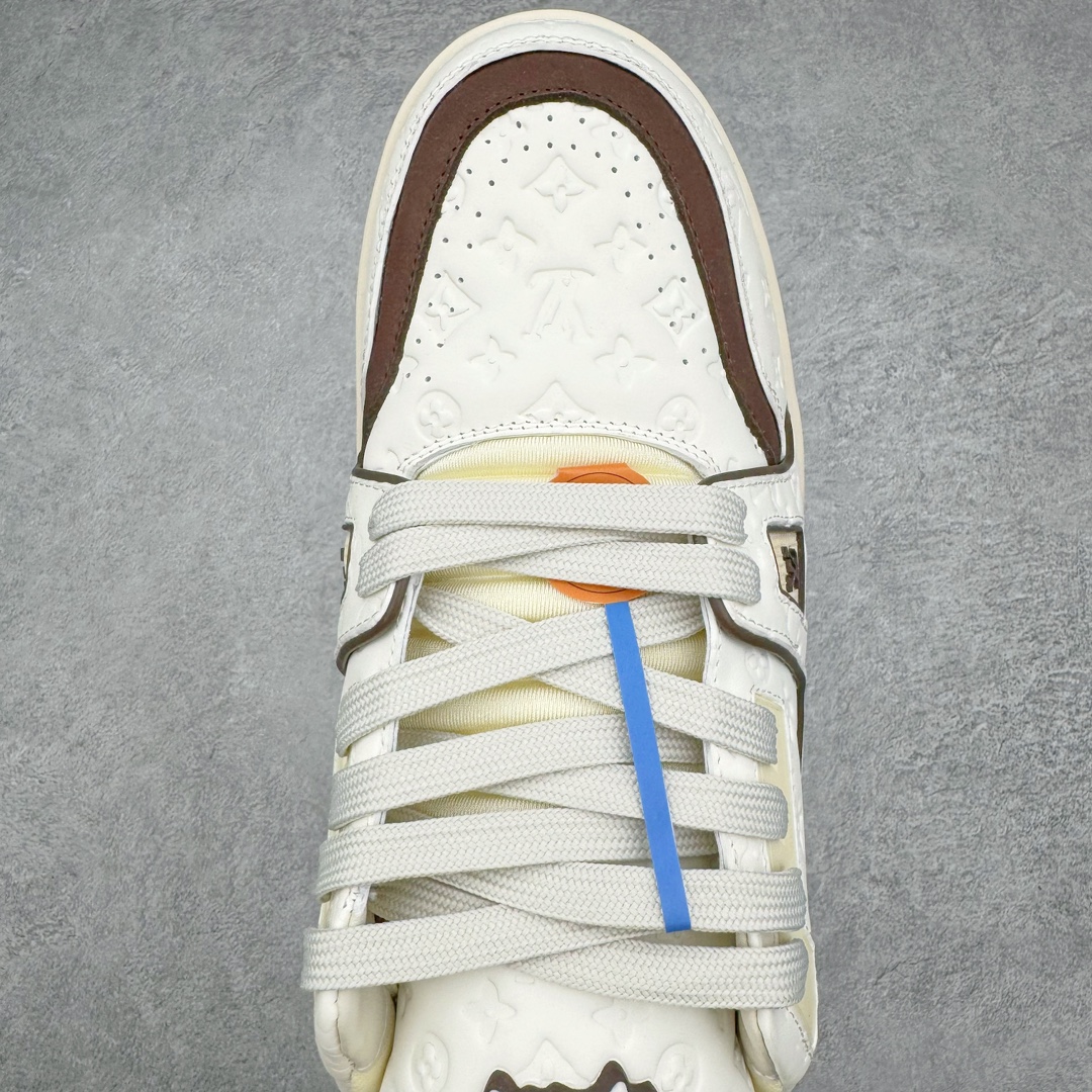  Tyle Louis Vuitton 路易威登 Trainer  LV 低筒 休闲鞋 板鞋 运动鞋 男鞋 女鞋 米棕 满印 1ACR5K