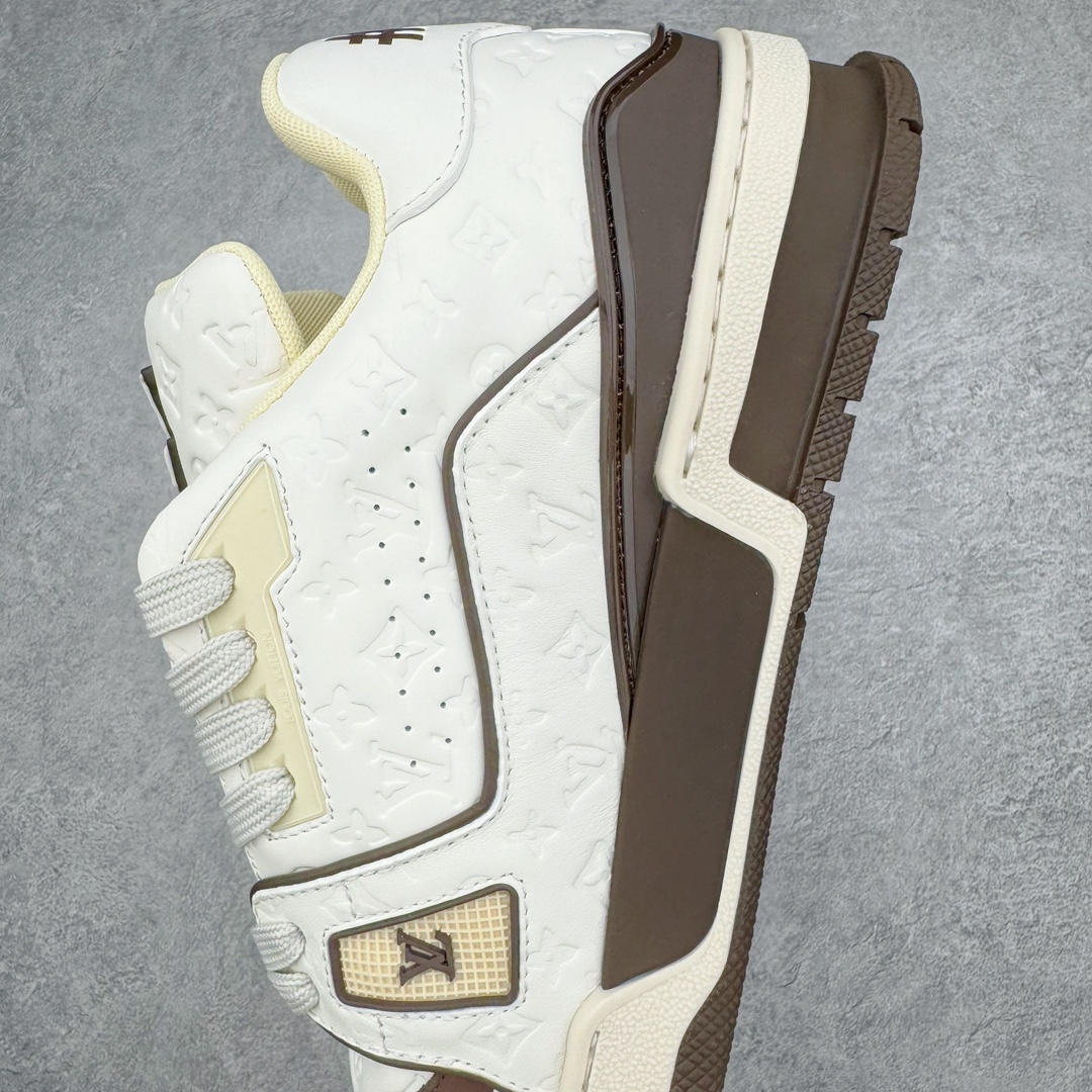  Tyle Louis Vuitton 路易威登 Trainer  LV 低筒 休闲鞋 板鞋 运动鞋 男鞋 女鞋 米棕 满印 1ACR5K