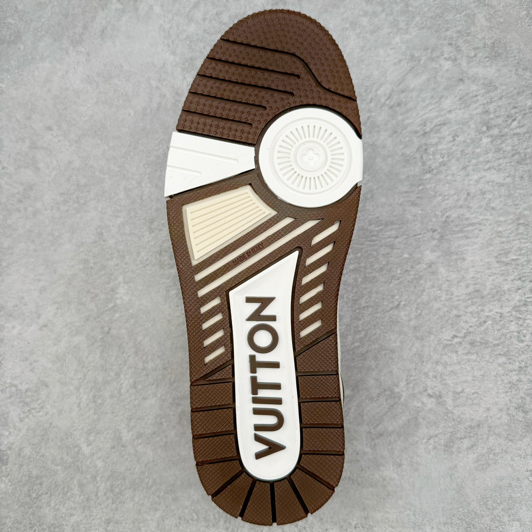  Tyle Louis Vuitton 路易威登 Trainer  LV 低筒 休闲鞋 板鞋 运动鞋 男鞋 女鞋 米棕 满印 1ACR5K