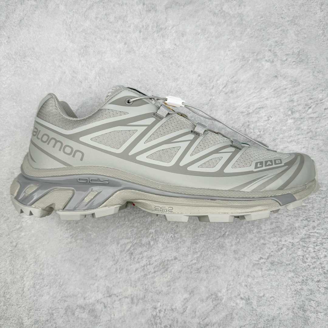  SALOMON XT-6 萨洛蒙  低筒 减震防滑 户外 跑步鞋 运动鞋 登山 男鞋 女鞋  波鞋（版型偏小一码）灰色 474448