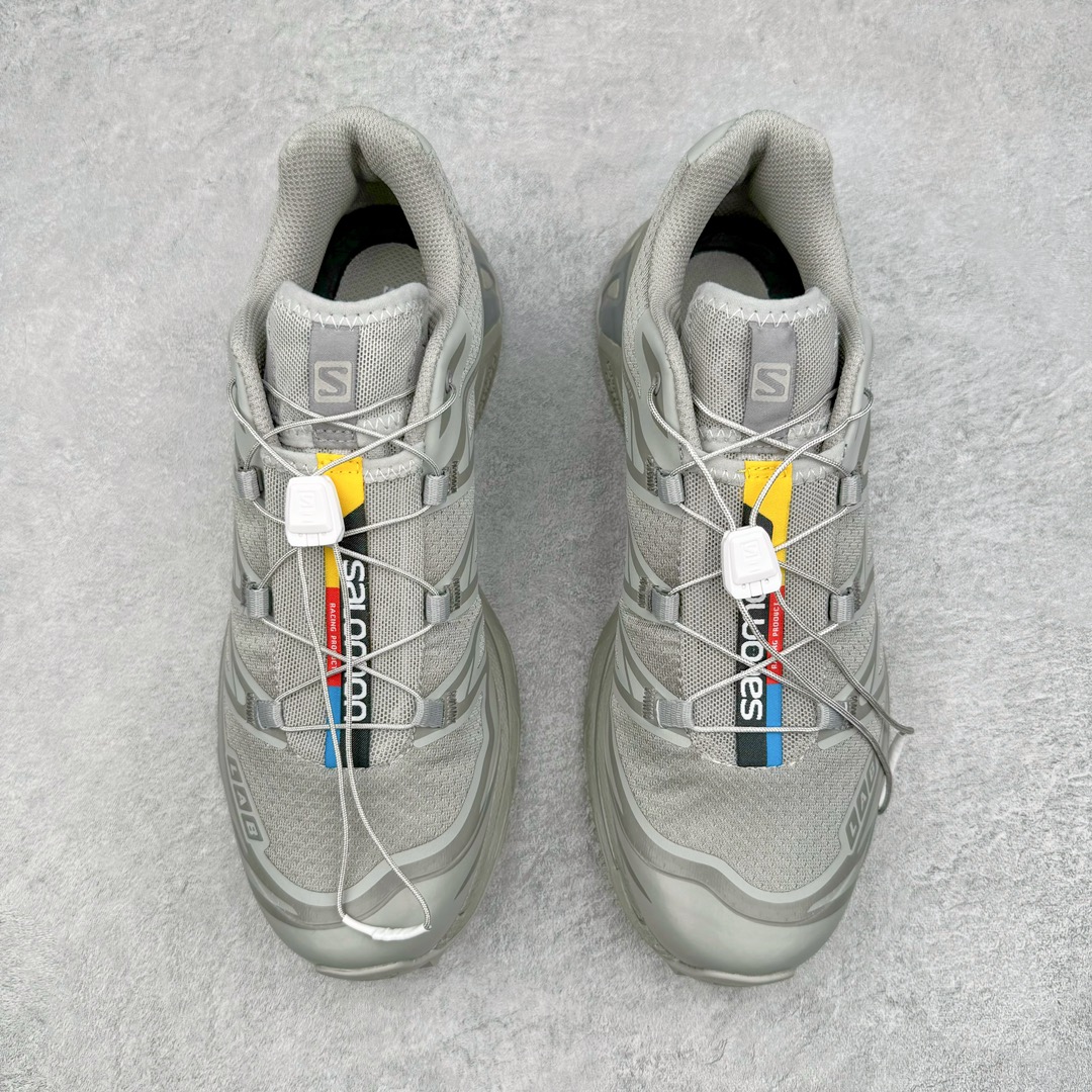  SALOMON XT-6 萨洛蒙  低筒 减震防滑 户外 跑步鞋 运动鞋 登山 男鞋 女鞋  波鞋（版型偏小一码）灰色 474448