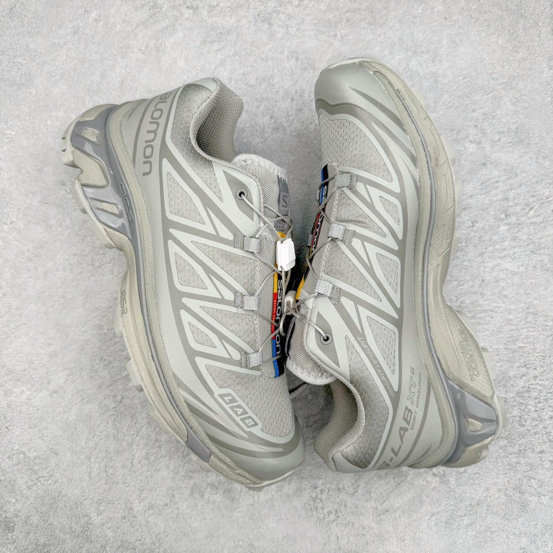  SALOMON XT-6 萨洛蒙  低筒 减震防滑 户外 跑步鞋 运动鞋 登山 男鞋 女鞋  波鞋（版型偏小一码）灰色 474448